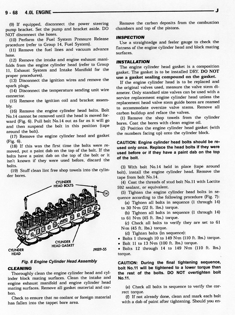 Replacing head bolts? Jeep Enthusiast Forums